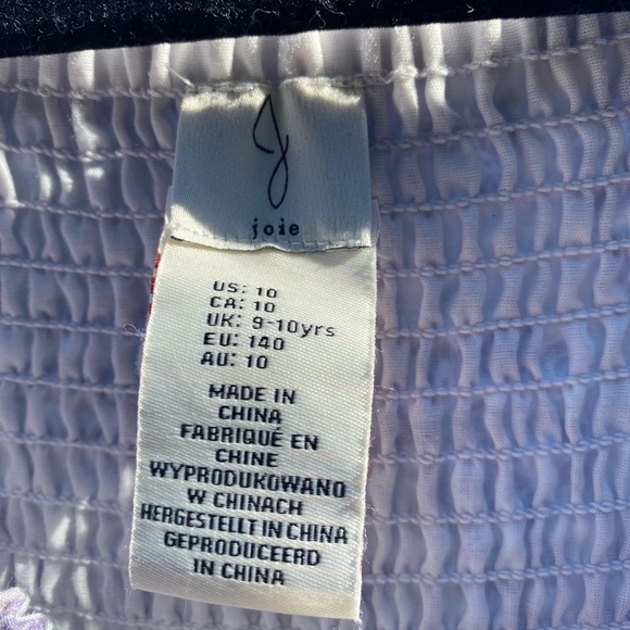 JOIE Lavender Floral Kids Dress Size 10 Girls - Picture 2 of 11